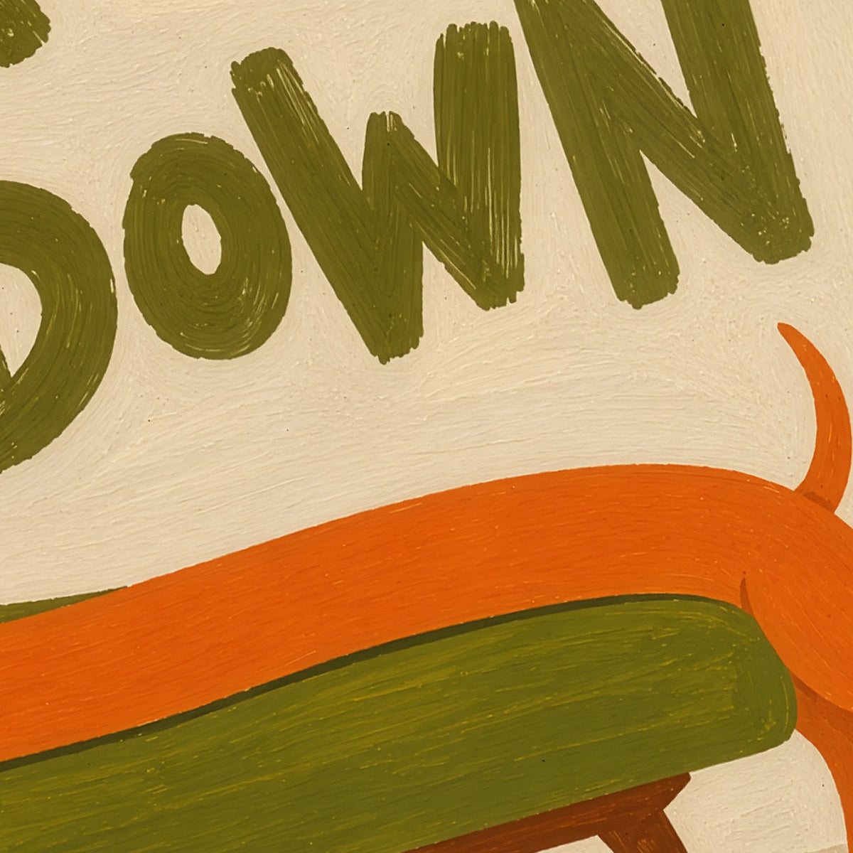 Funny Sausage Dog Print – I Need a Lie Down Dachshund Wall Art