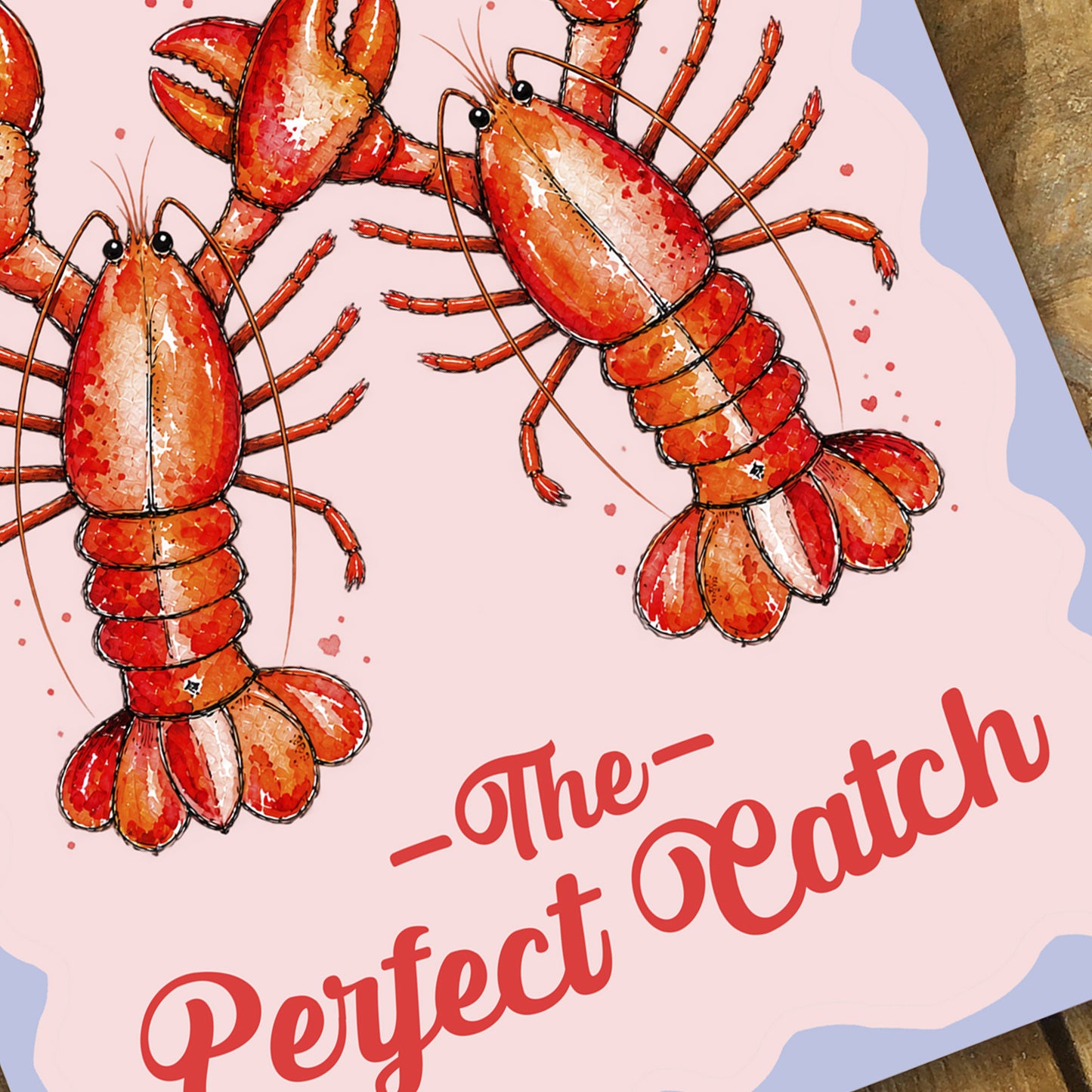 Personalised Couple Lobster Metal Sign – Wedding Anniversary Gift, Romantic Coastal Wall Art, Custom Names Aluminium Love Sign