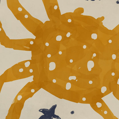 Let’s Dance Crab Print – Quirky Coastal Wall Art