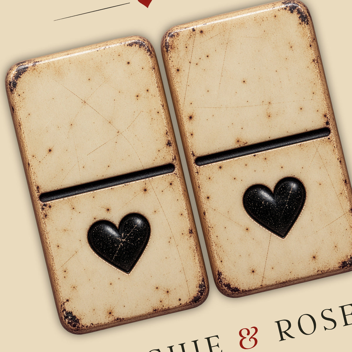 Personalised Perfect Match Domino Print – Wedding & Anniversary Couple Wall Art