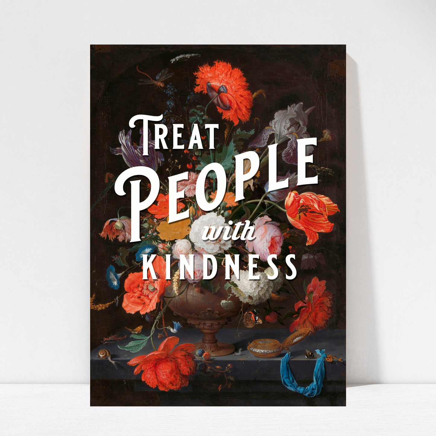 treat people with kindness harry styles quote art print poster unframed