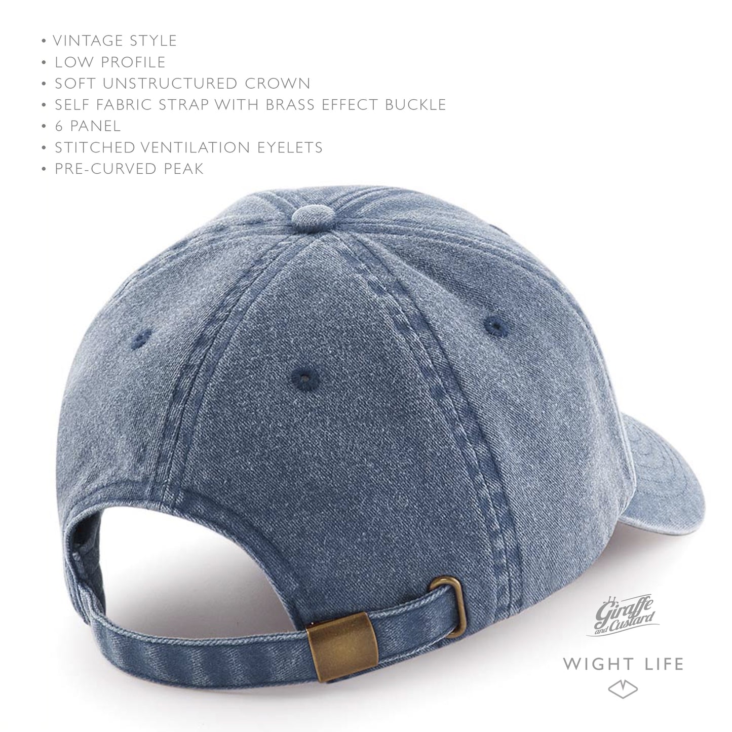 Wight Life Logo Baseball Cap - Isle of Wight Collection
