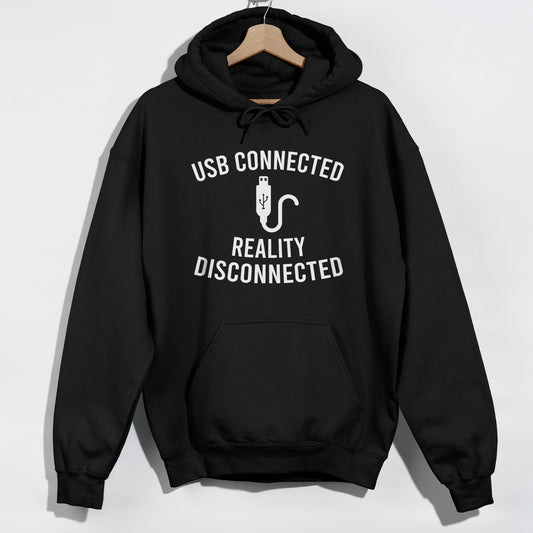 Gamer Slogan Black Hoodie