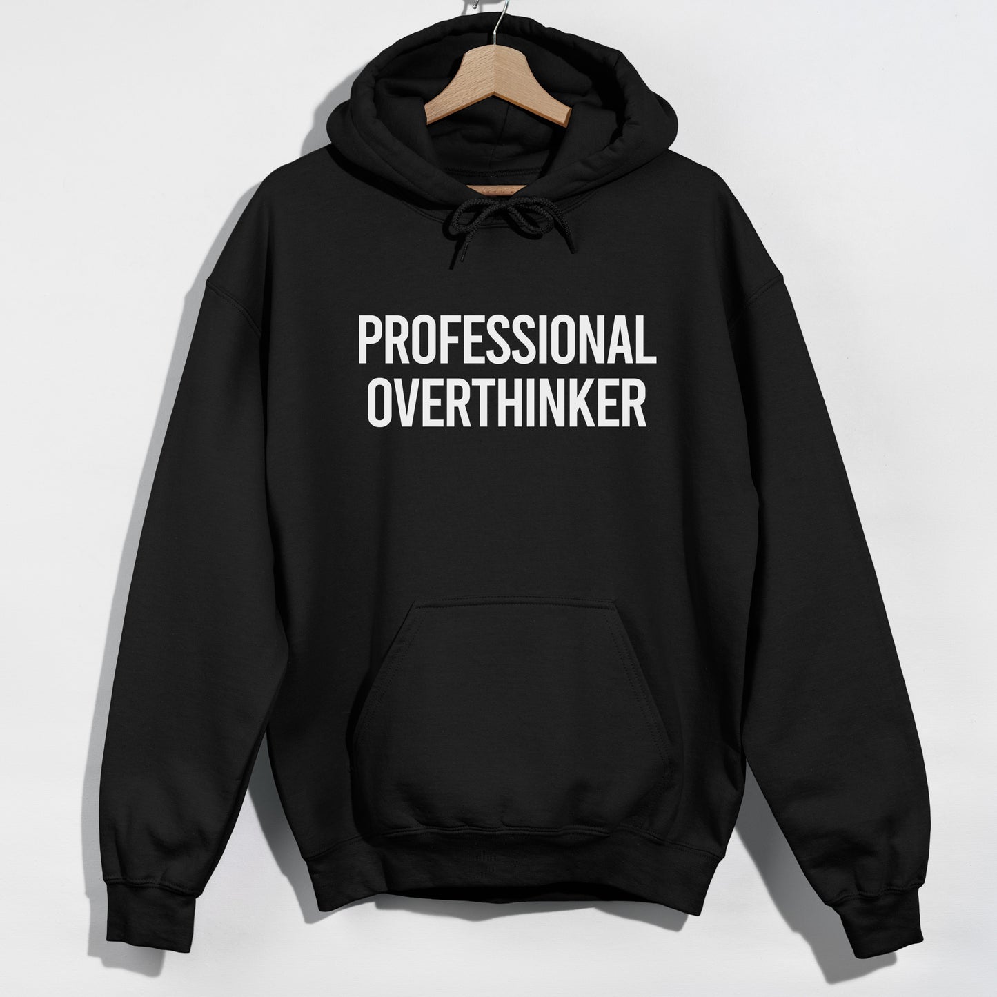 Professional Overthinker - Decision Maker - Funny Slogan Graphic Hoodie