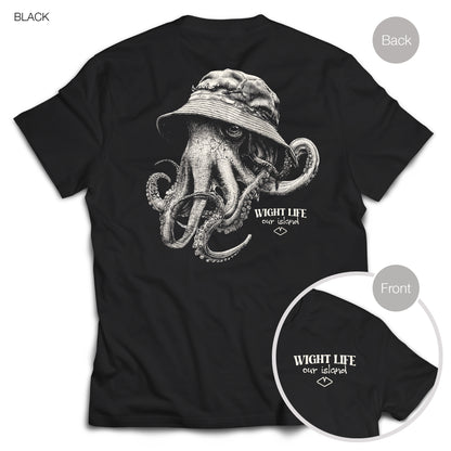 Wight Life T-Shirt - Bucket Hat Octopus- Unisex Isle of Wight Tee