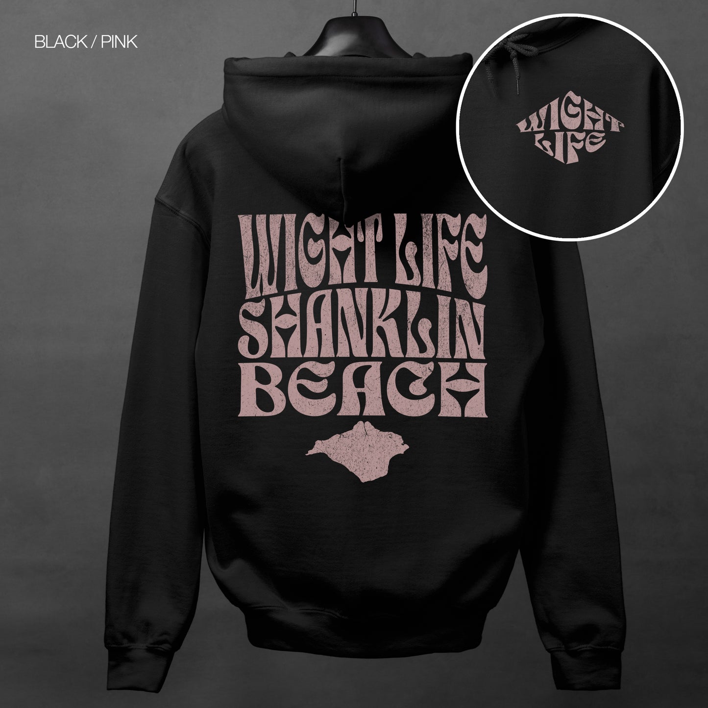 Wight Life Hoodie - Shanklin Beach - WLH07