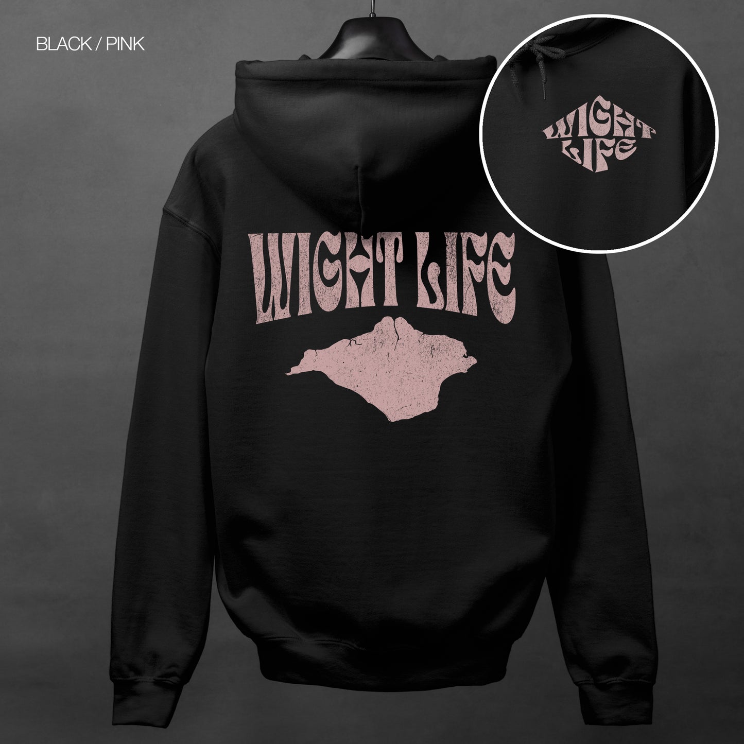 Wight Life Hoodie - Wight Life Logo - WLH09