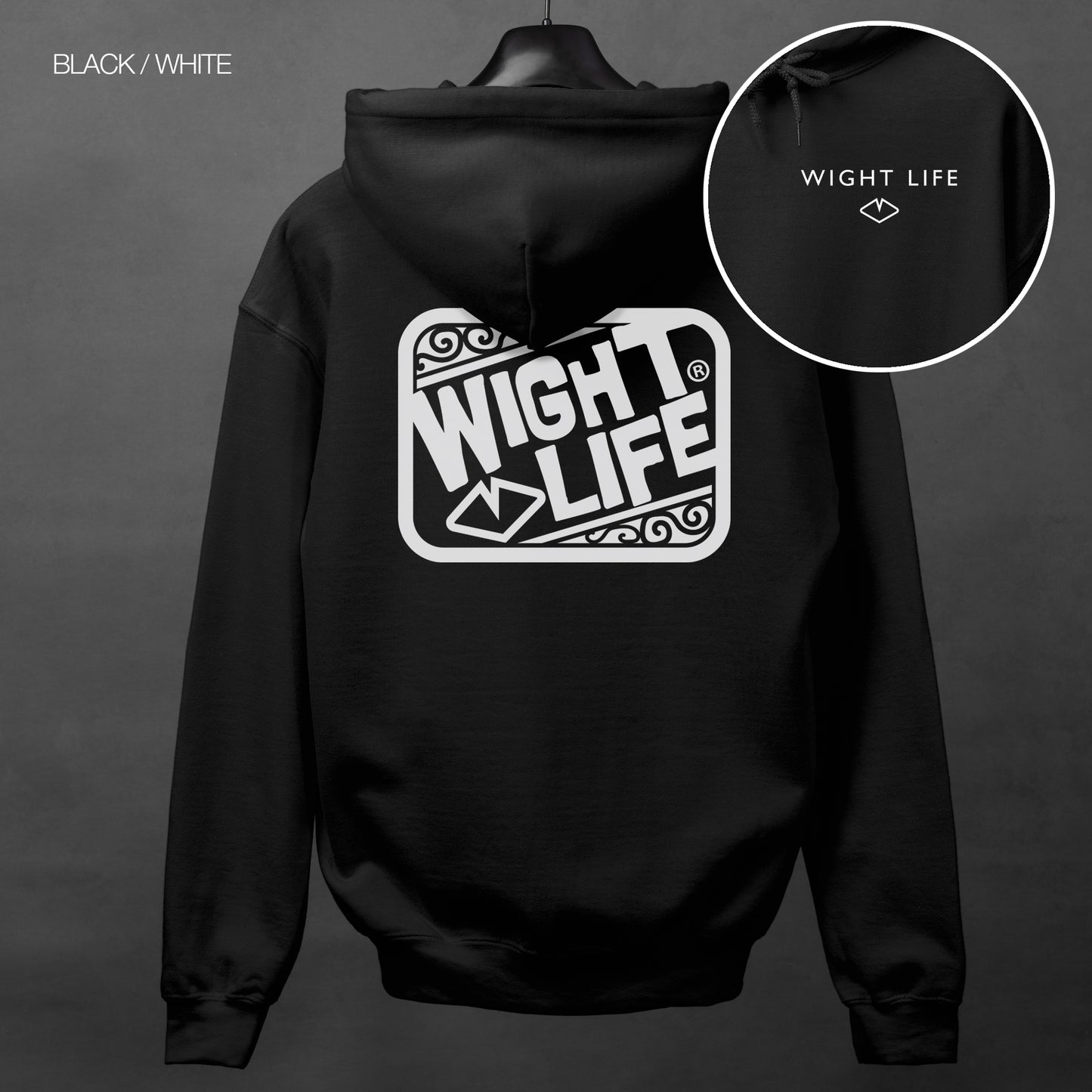 Wight Life Hoodie - Abstract Surf - Unisex Hoodie