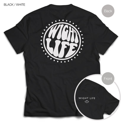 Wight Life T-Shirt - 60s Power Circle- Unisex Isle of Wight Tee