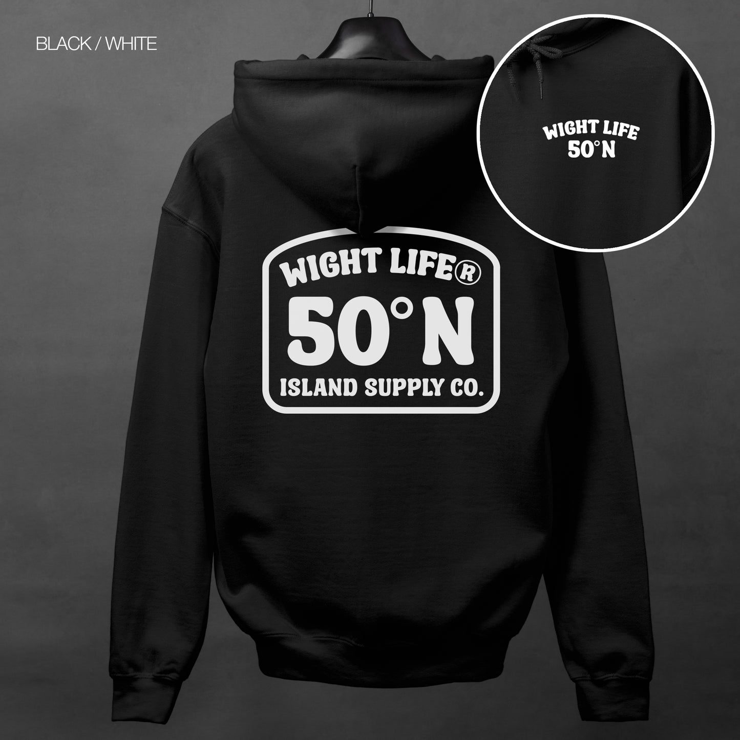 Wight Life Hoodie - 50 Degrees North - Unisex Hoodie