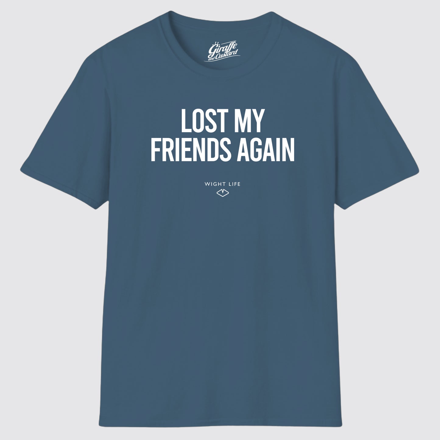 Wight Life T-Shirt - Festival Lost My Friends Again- Unisex Isle of Wight Tee