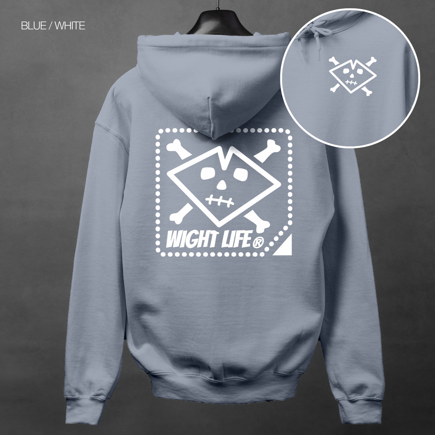 Wight Life Hoodie - Crossbones - Unisex Hoodie
