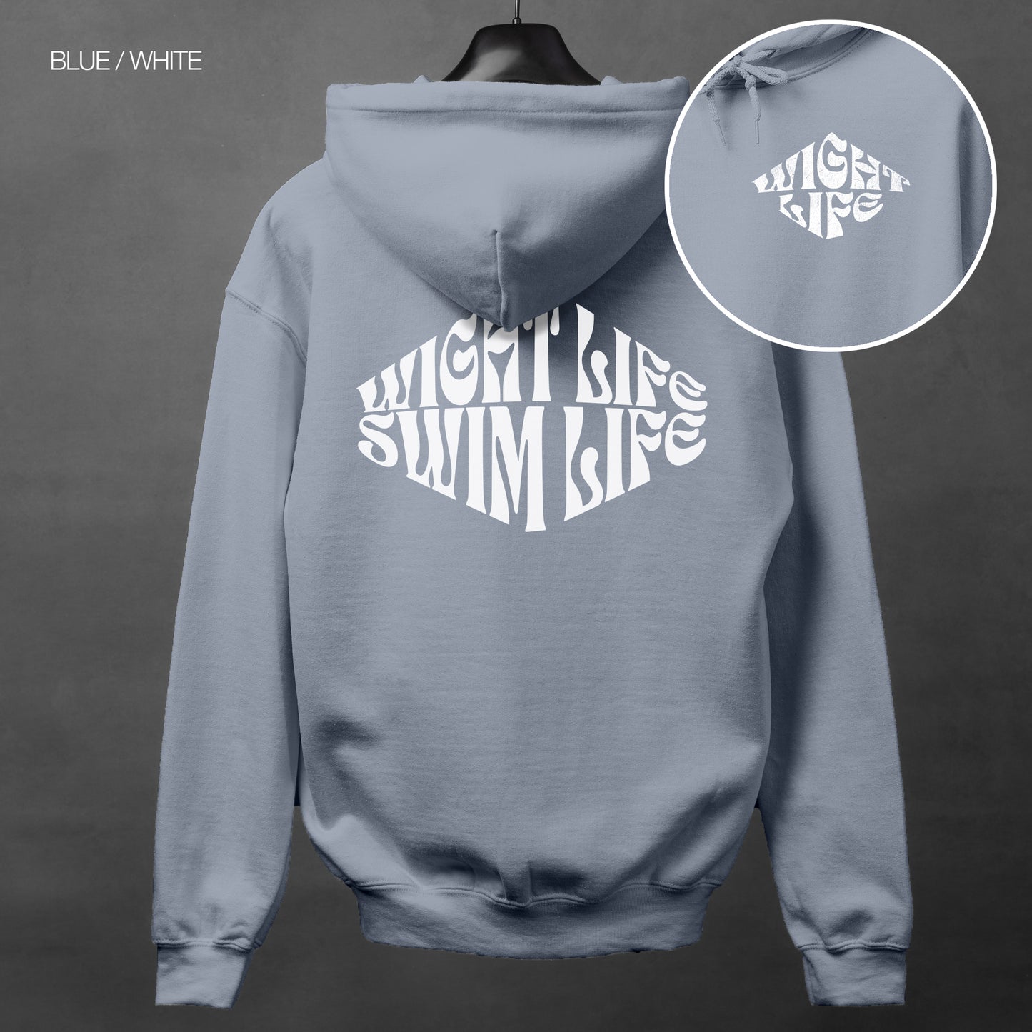 Wight Life Hoodie - Swim Life - Isle of Wight Swimming Apparel