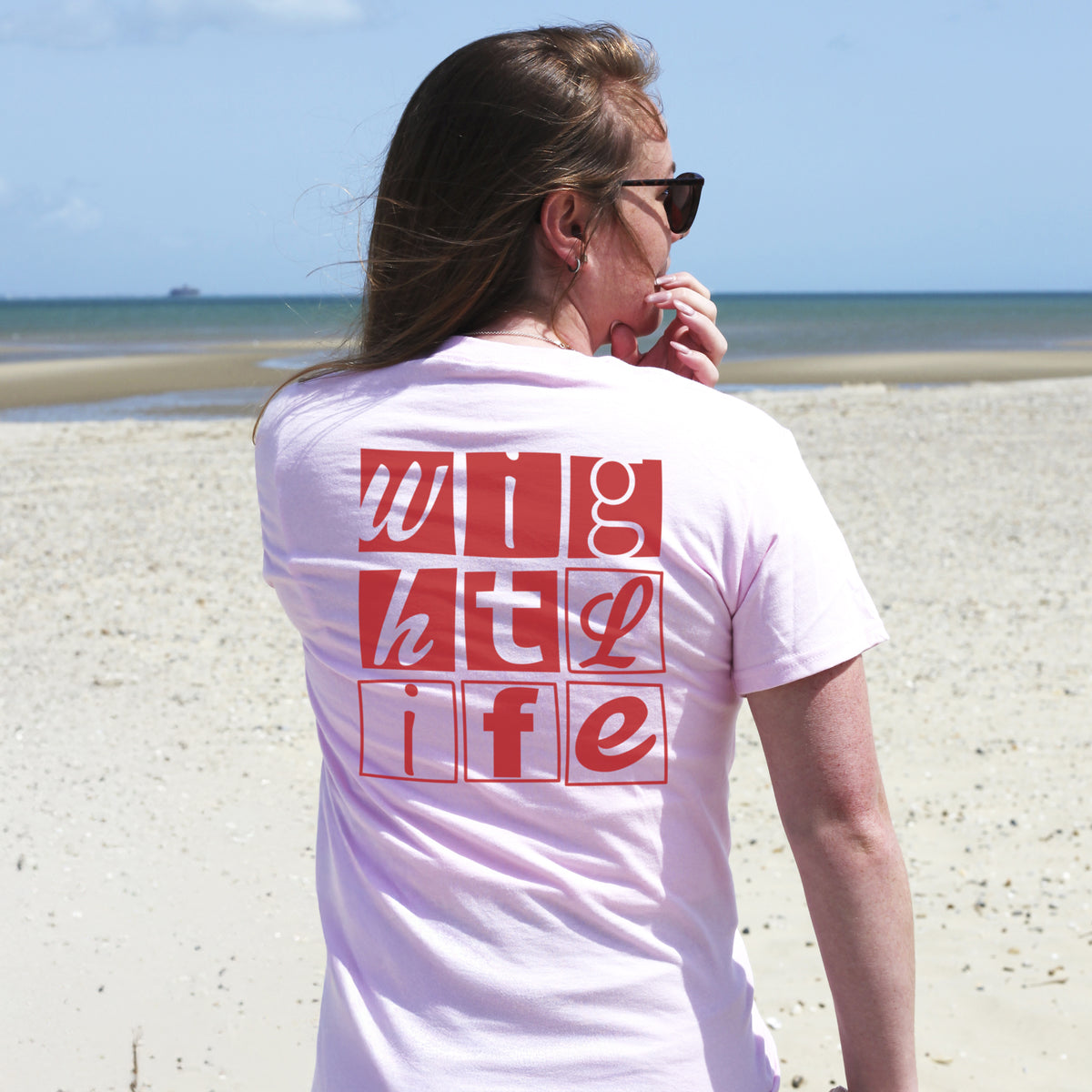 Wight Life T-Shirt - Typo Boxes- Unisex Isle of Wight Tee