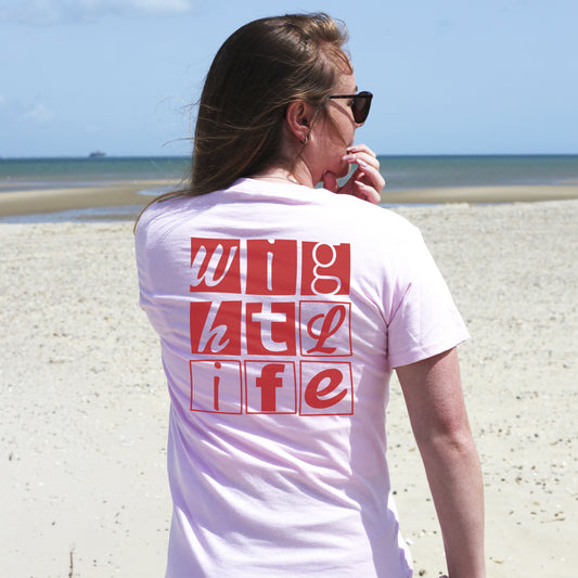 Wight Life T-Shirt - Typo Boxes- Unisex Isle of Wight Tee