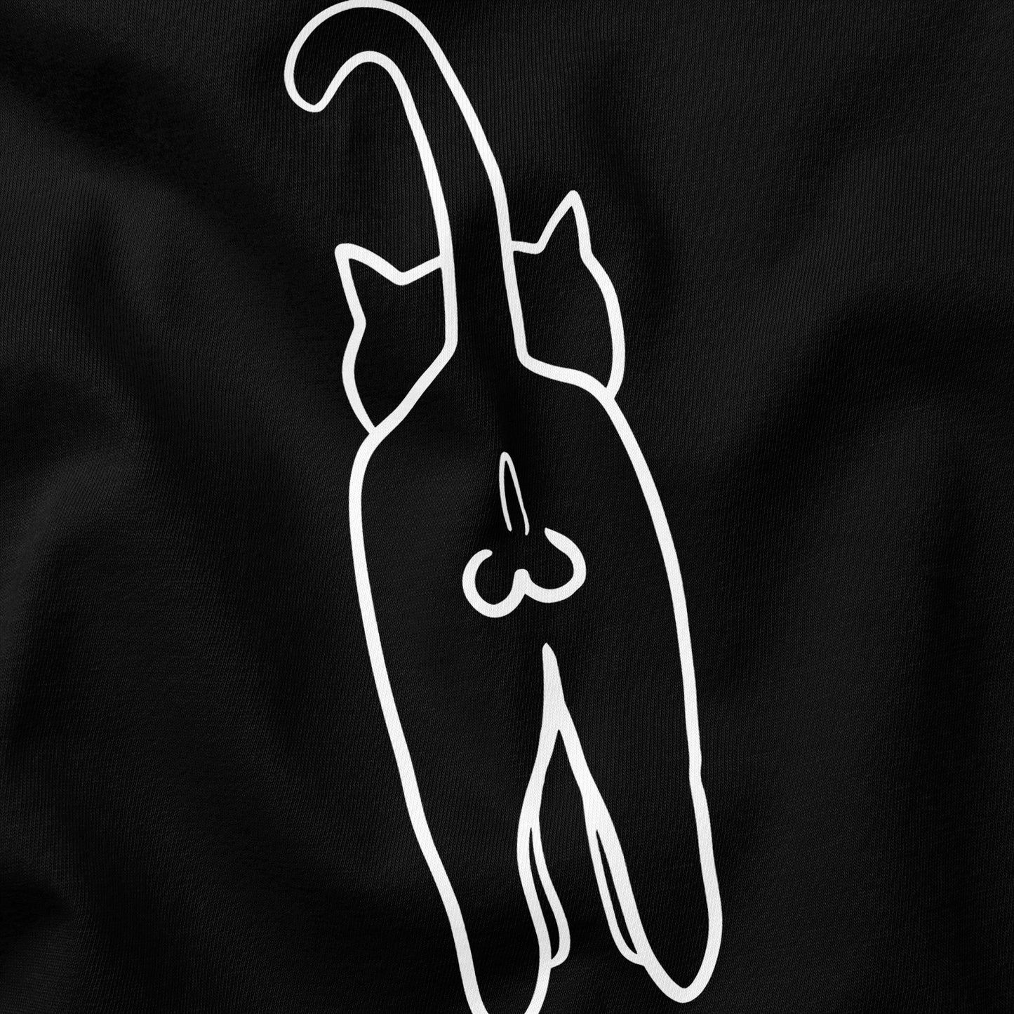 Cat Bum T-Shirt - Funny Slogan T-Shirt - Cat Lover