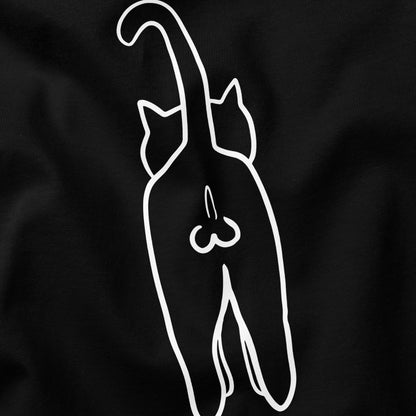 Cat Bum T-Shirt - Funny Slogan T-Shirt - Cat Lover