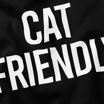 Cat Friendly Cat T-Shirt - Funny Slogan T-Shirt - Cat Lover