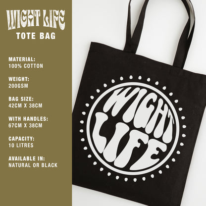 Wight Life Tote Bag - Sixties Power Circle - Shopping Bag