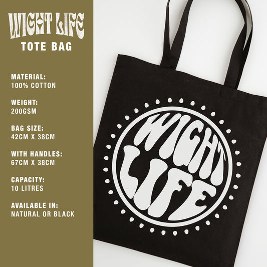 Wight Life Tote Bag - Sixties Power Circle - Shopping Bag
