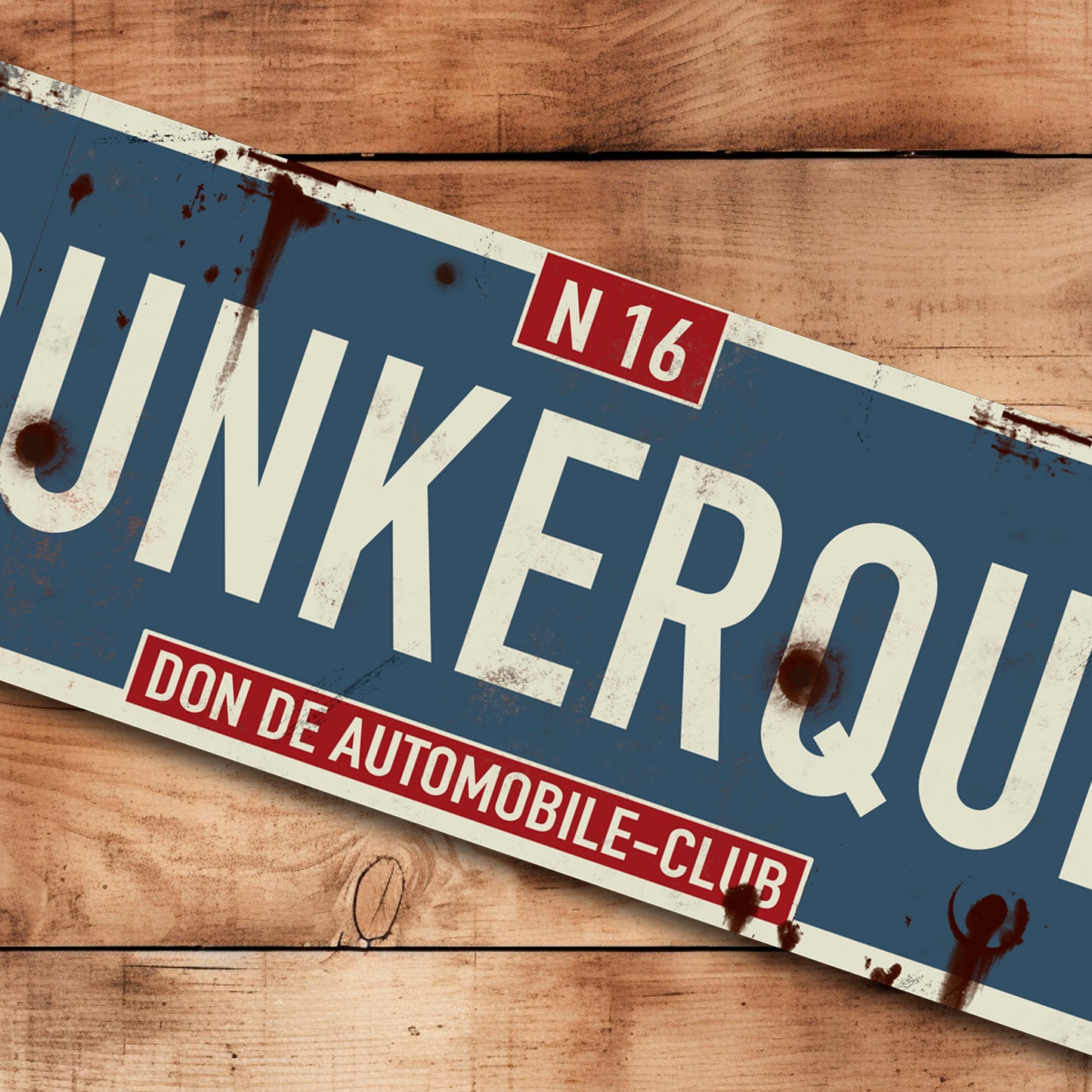 World War Dunkirk Metal Sign Plaque Allied Army Military WW2 - 100x305mm