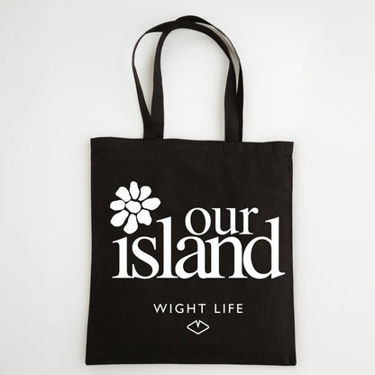 Wight Life Tote Bag - Our Island Flower - Shopping Bag