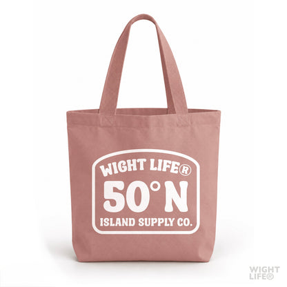 50° North Isle of Wight Heavyweight Canvas Tote Bag | Wight Life®