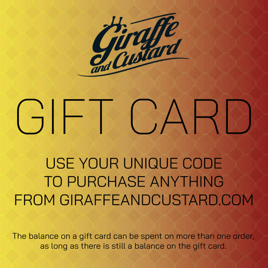 Giraffe and Custard Gift Card