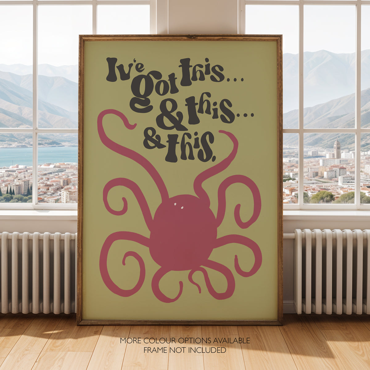 I’ve Got This Funny Octopus Print – Multitasking Wall Art