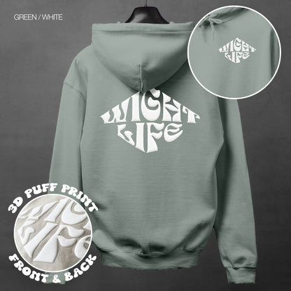 Wight Life Hoodie - PUFF PRINT - Diamond Logo