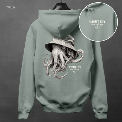 Wight Life Hoodie - Bucket Hat Octopus - Unisex Hoodie
