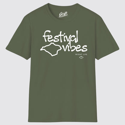 Wight Life T-Shirt - Festival Vibes Graffiti- Unisex Isle of Wight Tee