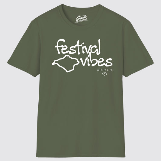 Wight Life T-Shirt - Festival Vibes Graffiti- Unisex Isle of Wight Tee