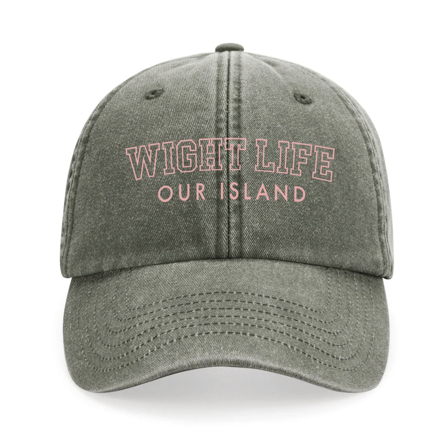Wight Life Logo College Baseball Cap - Isle of Wight Collection