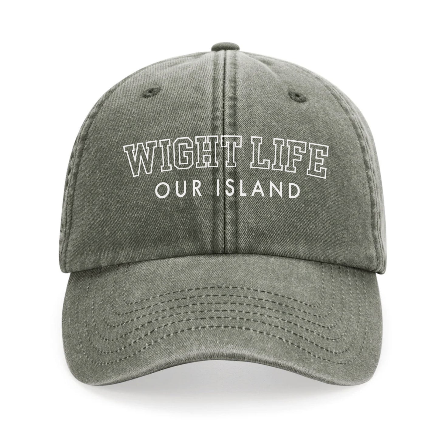 Wight Life Logo College Baseball Cap - Isle of Wight Collection