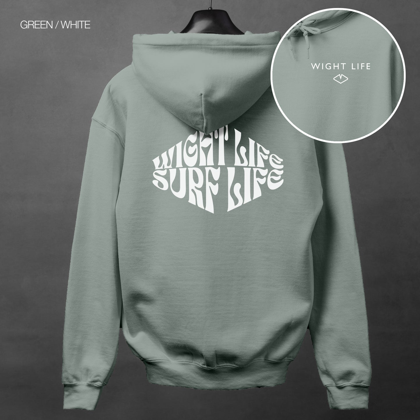 Wight Life Hoodie - Surf Life - Isle of Wight Hoodie