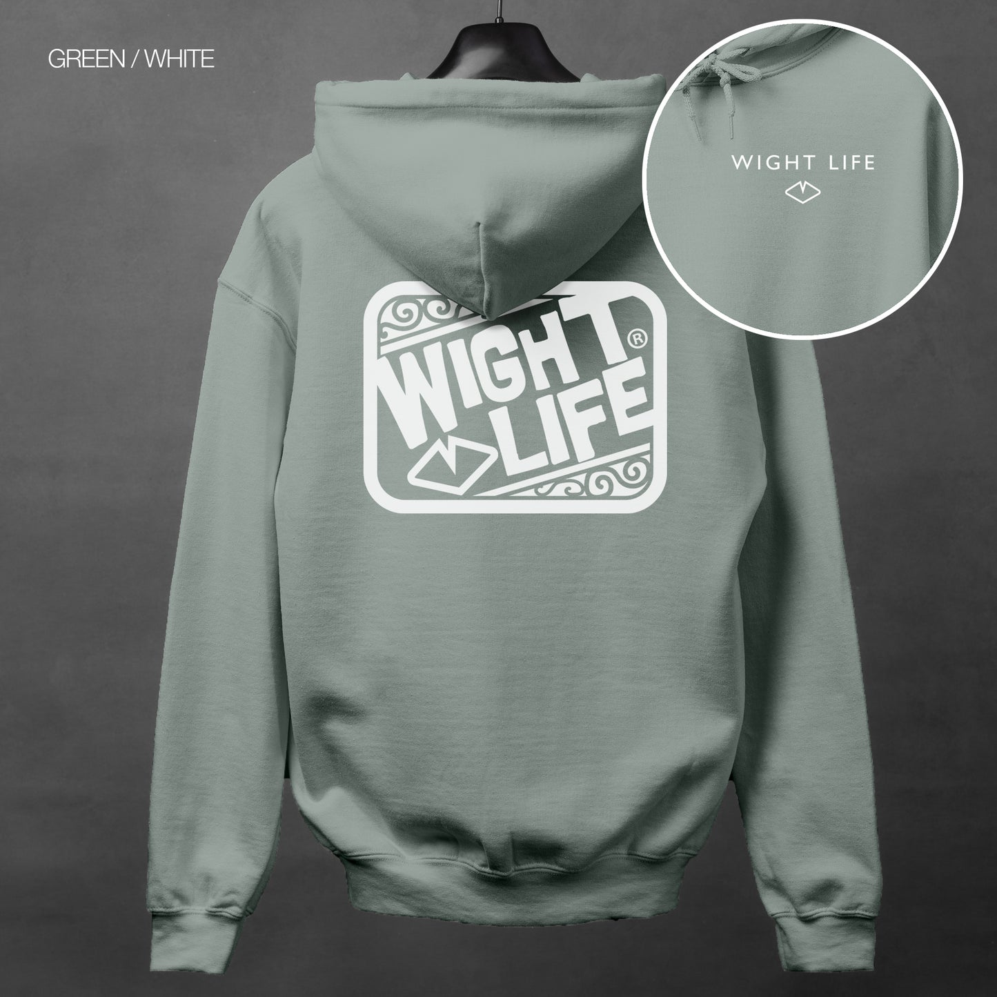 Wight Life Hoodie - Abstract Surf - Unisex Hoodie