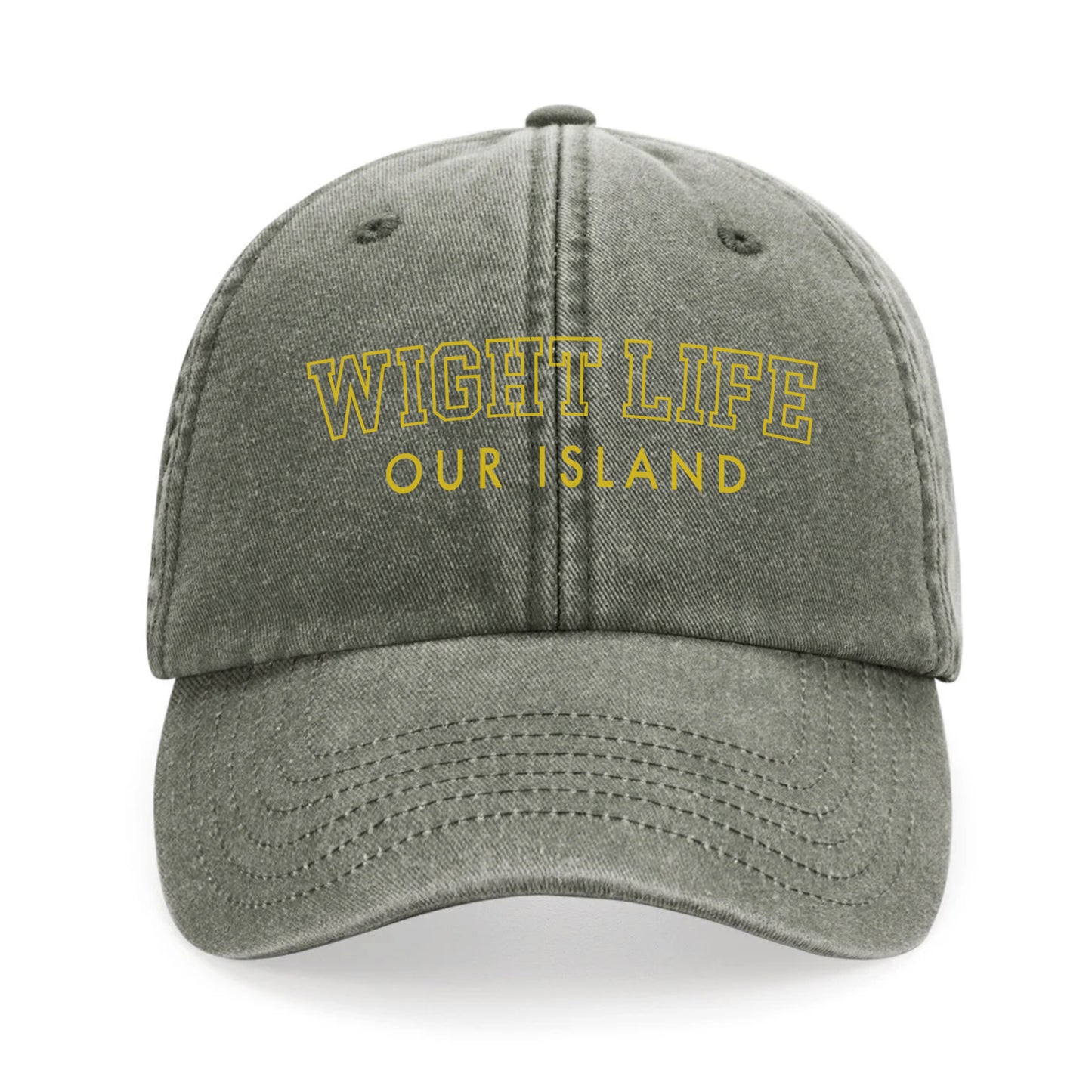 Wight Life Logo College Baseball Cap - Isle of Wight Collection