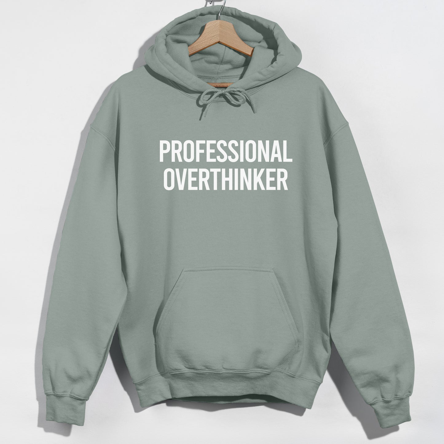 Professional Overthinker - Decision Maker - Funny Slogan Graphic Hoodie
