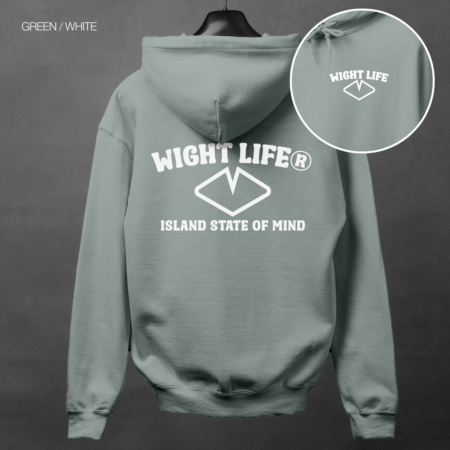 Wight Life Hoodie - Island State of Mind - Unisex Hoodie