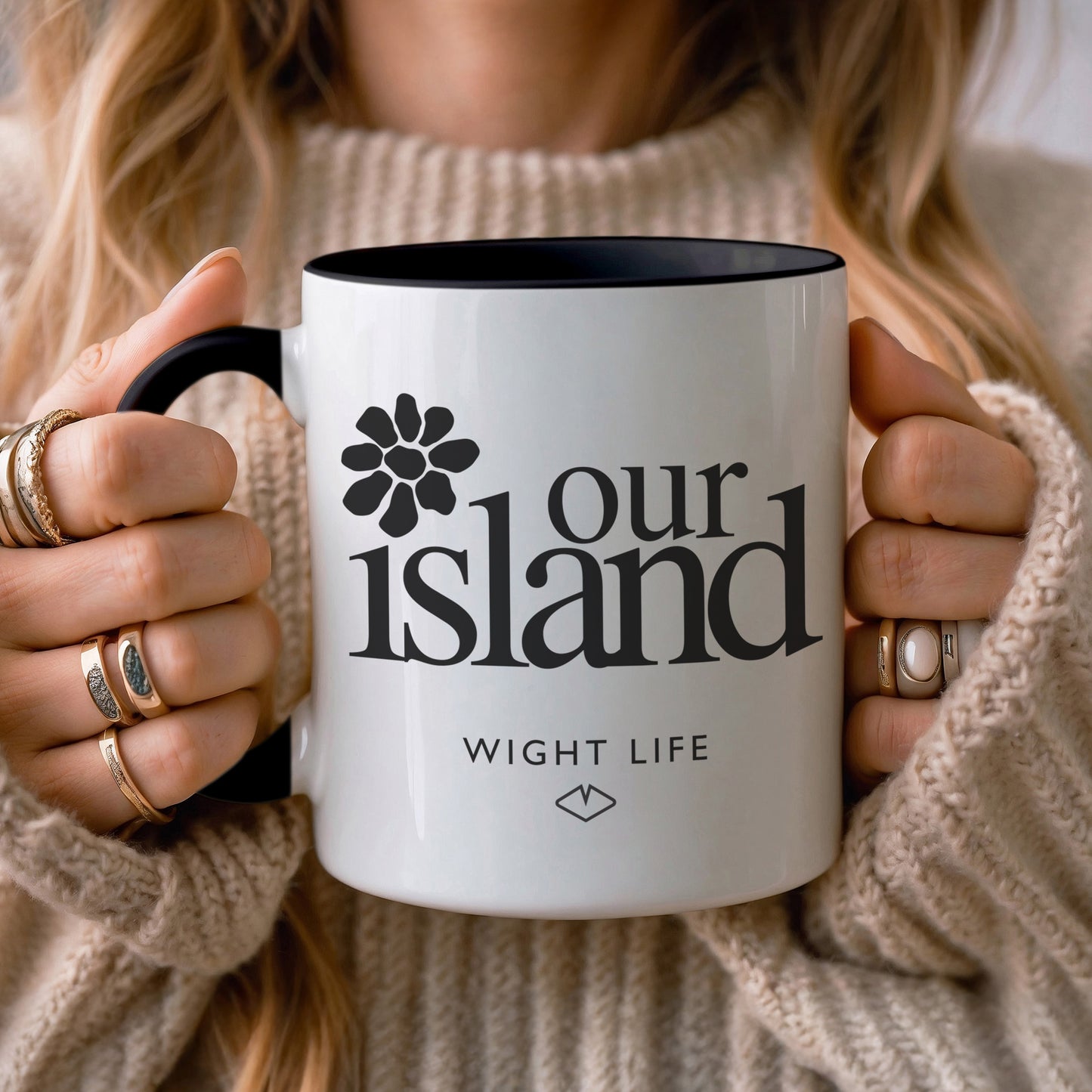 Wight Life® - Our Island Flower - Ceramic Coffee Mug 11oz