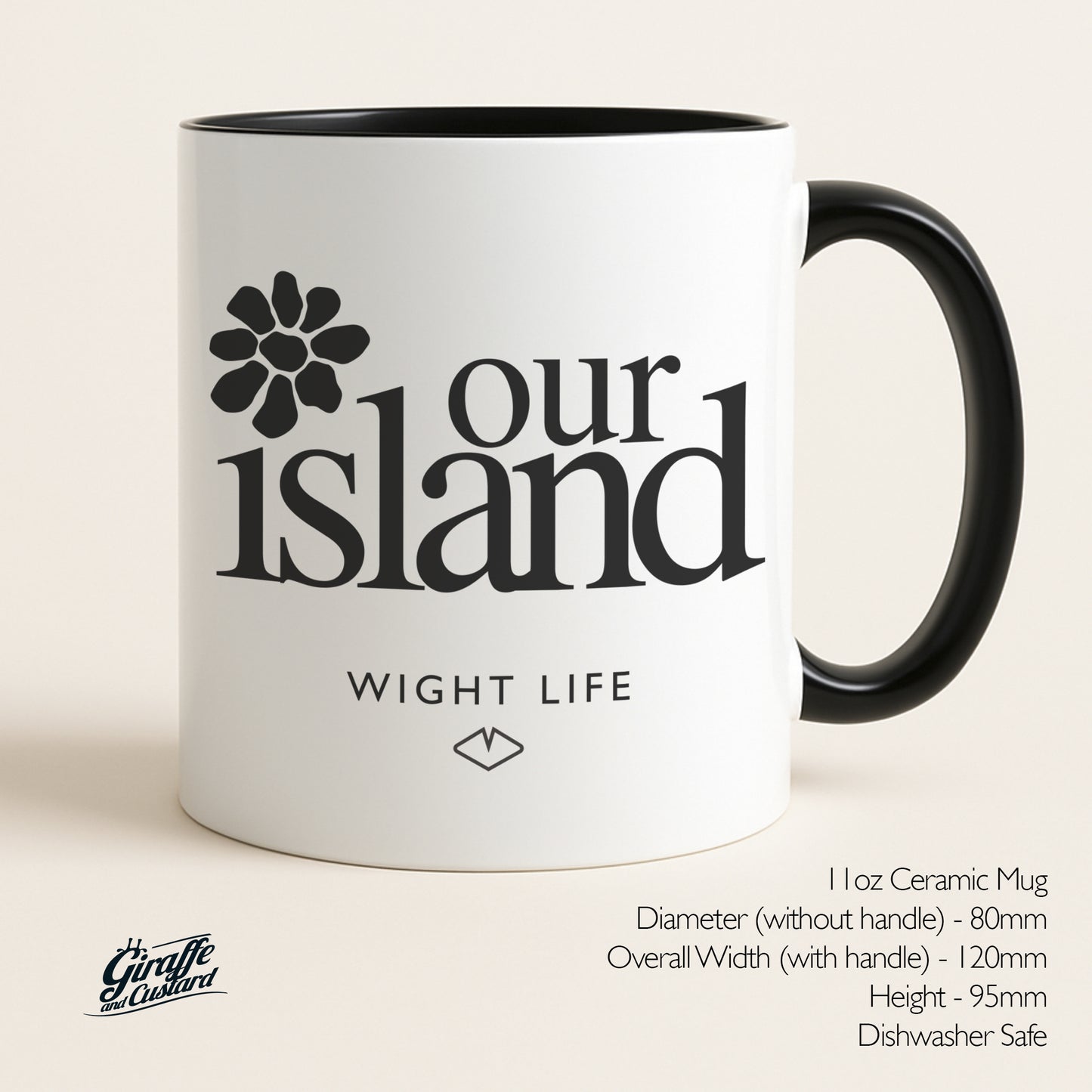 Wight Life® - Our Island Flower - Ceramic Coffee Mug 11oz