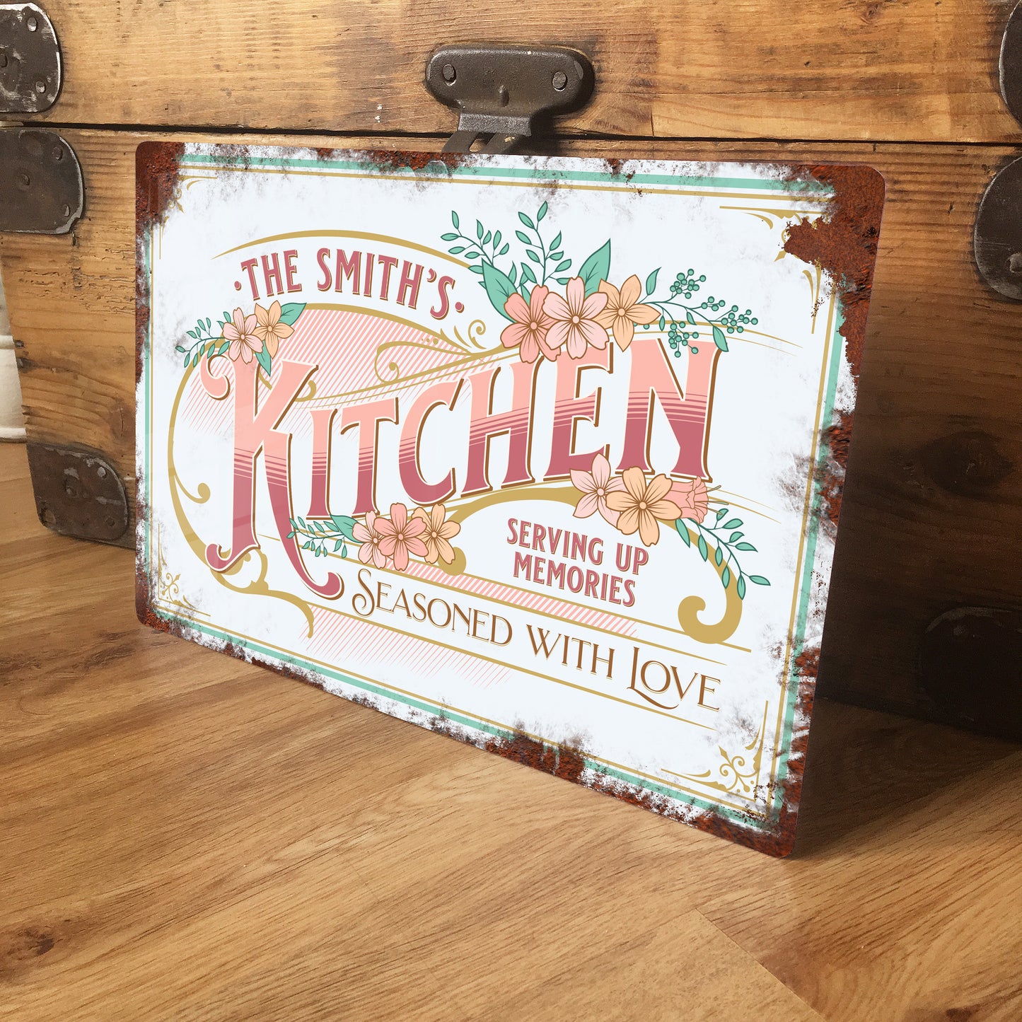 personalised kitchen sign custom home sign