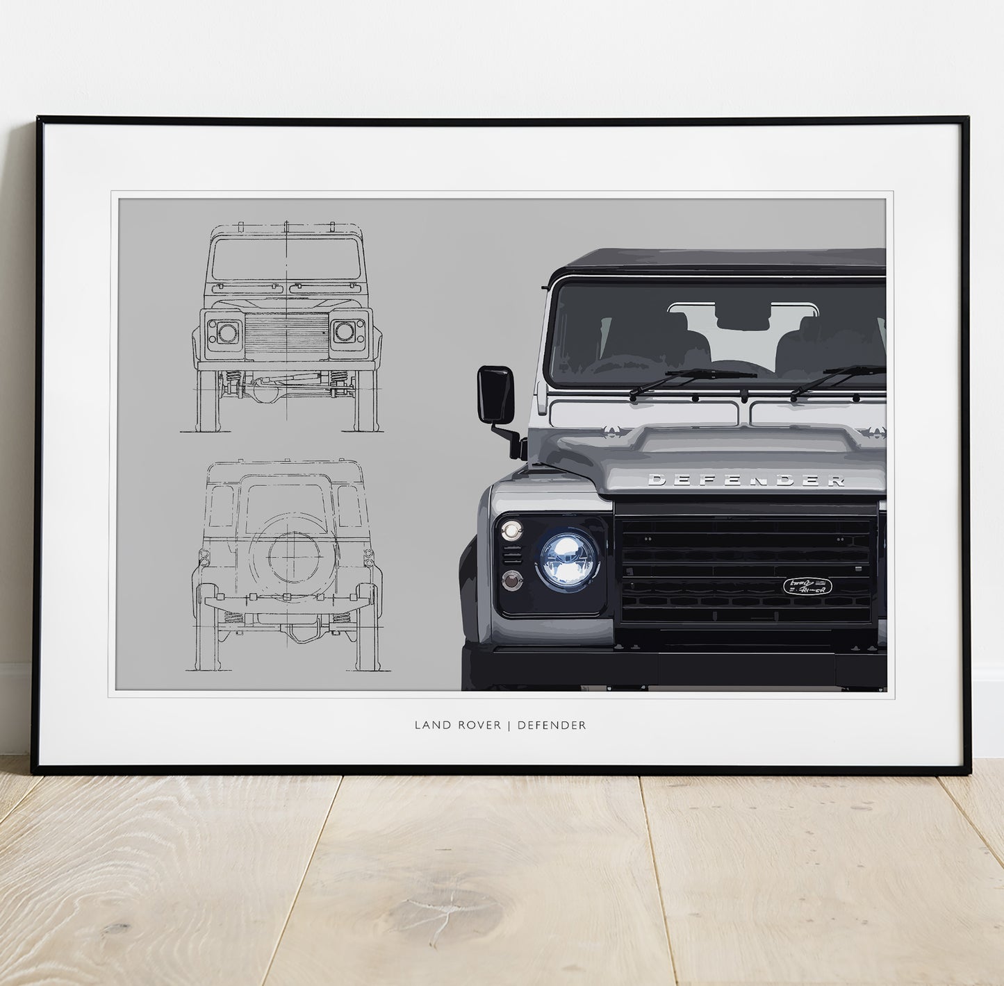 Land Rover Defender Classic Wall Art Poster