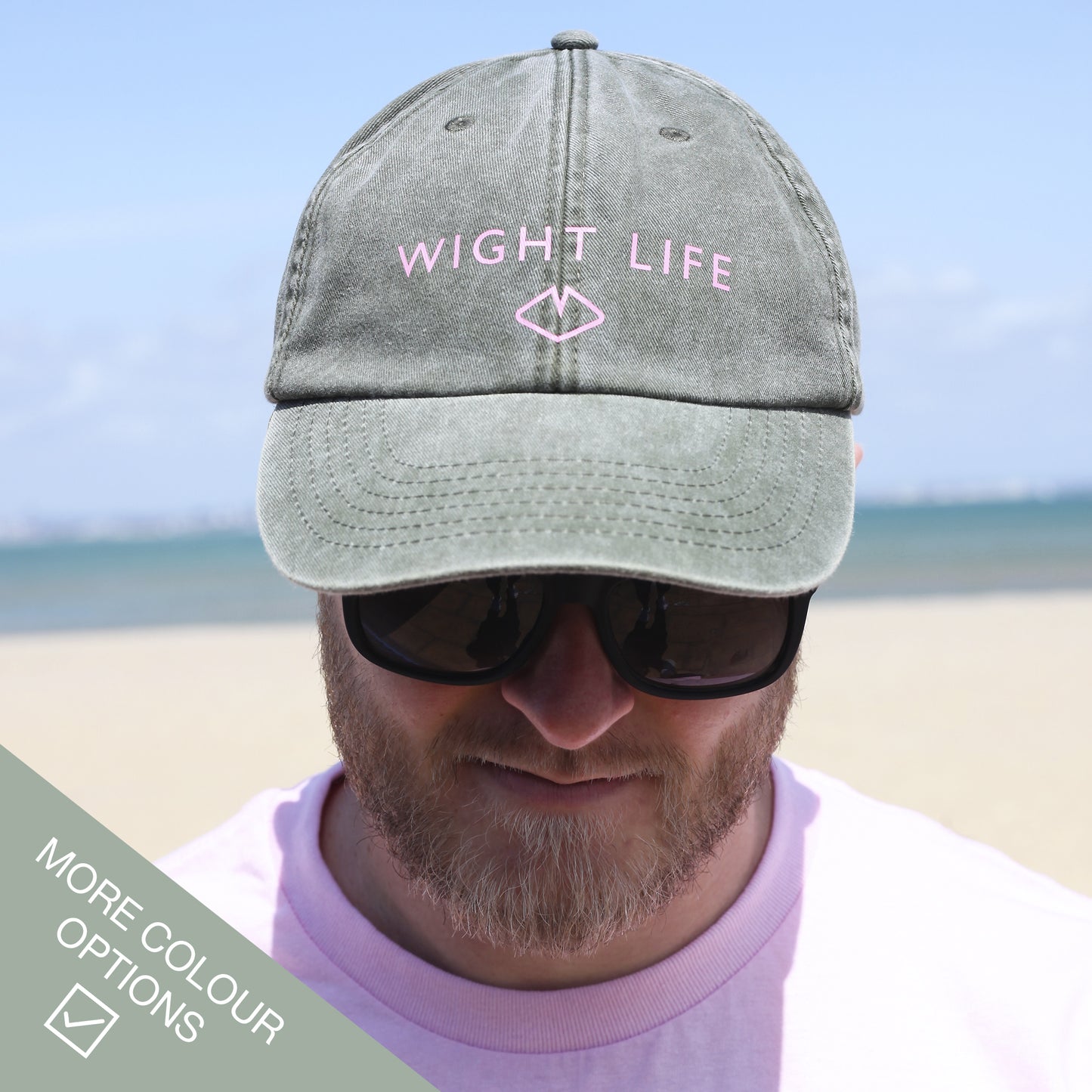 Wight Life Logo Baseball Cap - Isle of Wight Collection