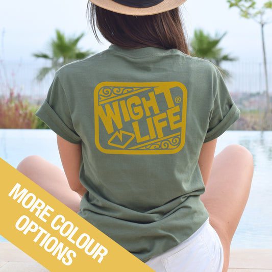 Wight Life T-Shirt - Abstract Surf- Unisex Isle of Wight Tee