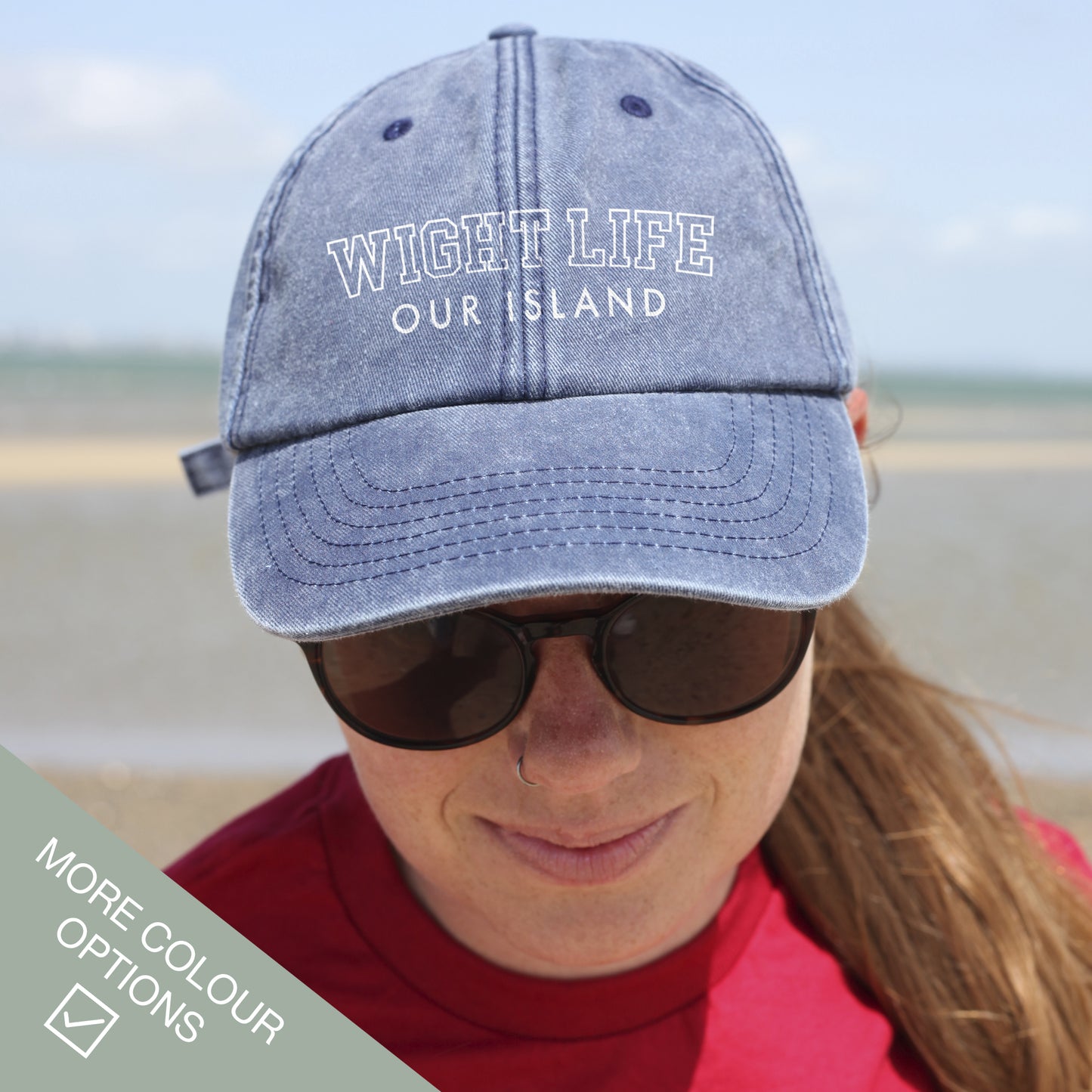 Wight Life Logo College Baseball Cap - Isle of Wight Collection