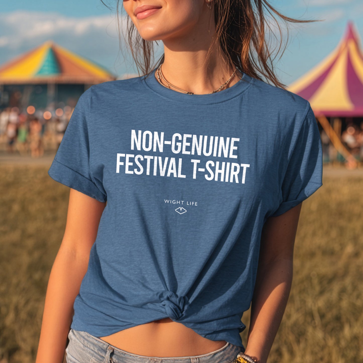 Wight Life T-Shirt - Non Genuine Festival T Shirt- Unisex Isle of Wight Tee