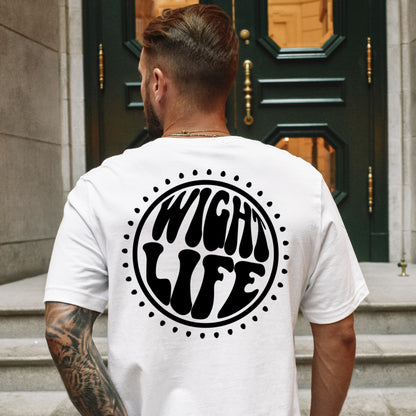 Wight Life T-Shirt - 60s Power Circle- Unisex Isle of Wight Tee