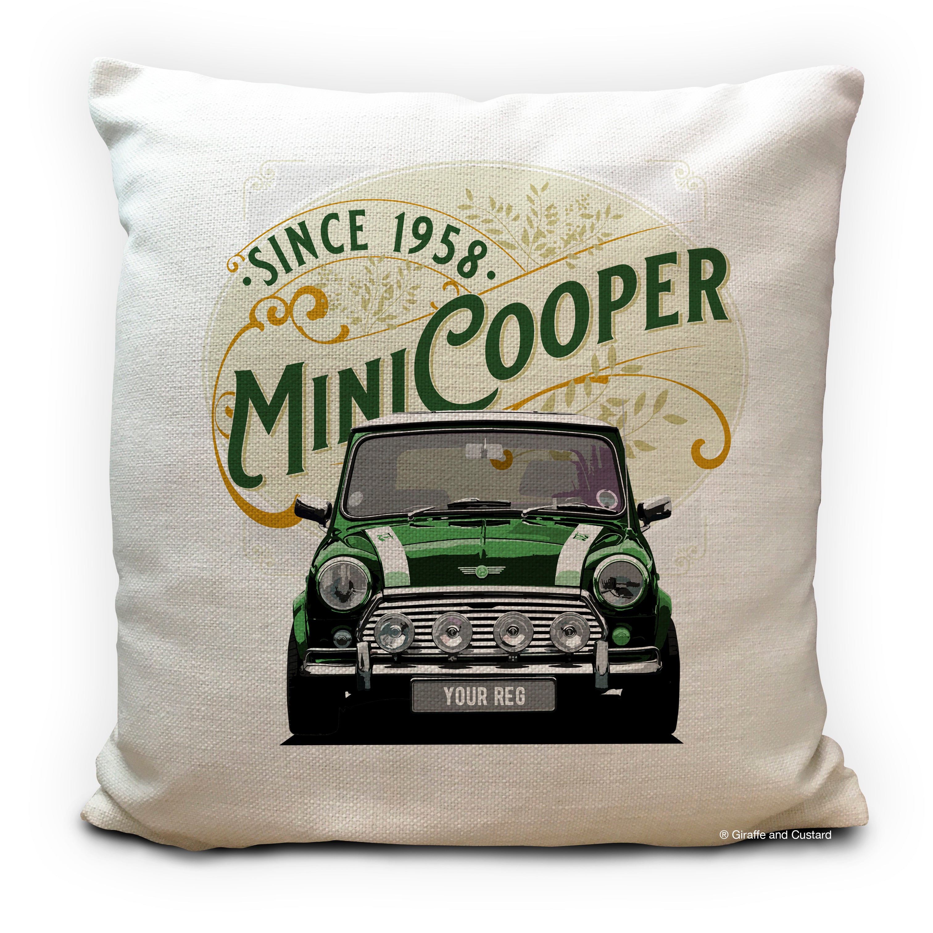 Mini cooper pillow hotsell